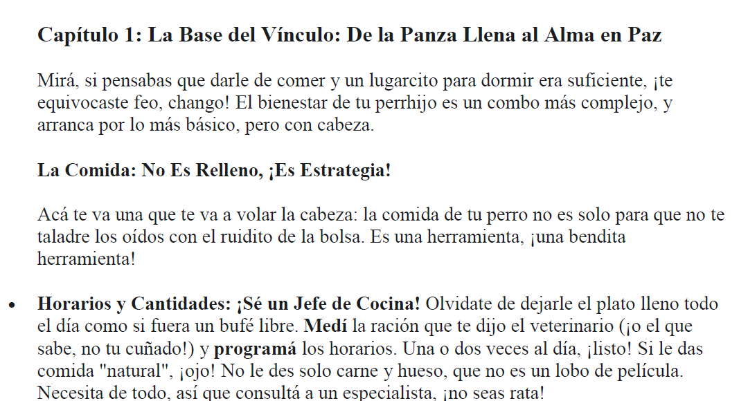 "El arte de entender a tu perro"