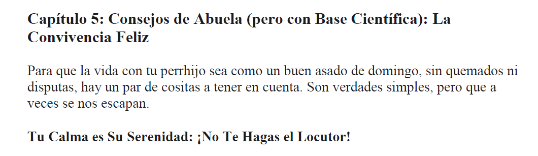"El arte de entender a tu perro"